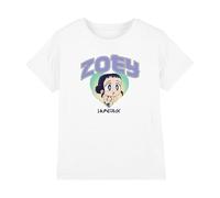 Kpop Demon Hunters - Huntrix Zoey Collegic Kids T Shirt, White, 5-6