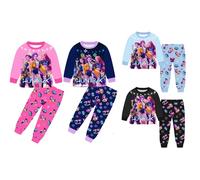 KPop Demon Hunters-Inspired Pyjama Set for Girls: Pink/7-8Y