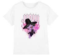 Kpop Demon Hunters - Jinu Demon Heart Flames Kids T Shirt, White, 7-8