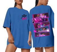 Kpop Demon Hunters Merch K-pop Hunters Saja Boys Movie T-Shirt Short Sleeve Cartoon Graphic Casual Crewneck Novelty T Shirts for Women UK