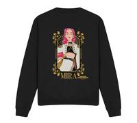 Kpop Demon Hunters Mira Golden Frame Unisex Sweatshirt, Black, Large