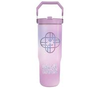 K-Pop Demon Hunters (Huntrix Logo) 30oz Tumbler with PE Straw, 850ml Capacity, Officially Licensed Product, K-Pop Drinkware for Home