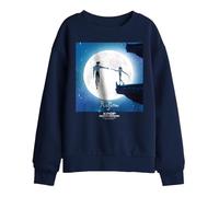 Kpop Demon Hunters Rujinu Rumi And Jinu Moon Kids Sweatshirt, Navy, 7-8Y