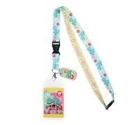 Kpop Demon Hunters Saja Boys 22-inch Lanyard with Clear ID Sleeve and Rubber Charm