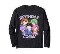 Kpop Demon Hunters Saja Boys Birthday Crew Group Long Sleeve T-Shirt