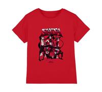Kpop Demon Hunters Saja Boys Demon Group Kids T Shirt, Red, 5-6