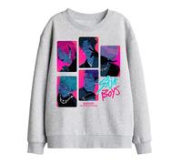 Kpop Demon Hunters Saja Boys Demons Kids Sweatshirt, Athletic Heather, 7-8