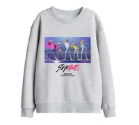 Kpop Demon Hunters Saja Boys Soda Pop Dance Kids Sweatshirt, Athletic Heather, 9-11