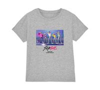 Kpop Demon Hunters Saja Boys Soda Pop Dance Kids T Shirt, Athletic Heather, 5-6