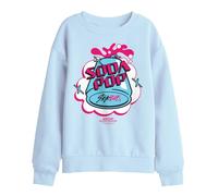 Kpop Demon Hunters Saja Boys Soda Pop Kids Sweatshirt, Light Blue, 7-8Y