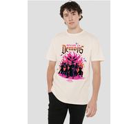 KPop Demon Hunters Sajas Beware Of Demons T-Shirt, Natural | Size: Small KPop Demon Hunters Natural S