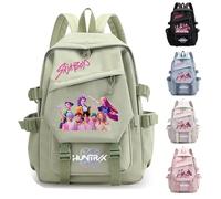 KPop Demon Hunters School Backpack with Rumi/Mira/Zoey Design, Cool School Bag for Teens, Lightweight & Stylish for School, University & Travel, E, norm