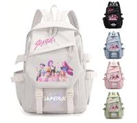 KPop Demon Hunters School Backpack with Rumi/Mira/Zoey Design, Cool School Bag for Teens, Lightweight & Stylish for School, University & Travel, d, norm
