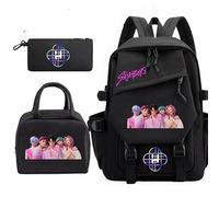 KPop Demon Hunters School Backpack with Rumi/Mira/Zoey Design, Cool School Bag for Teens, Lightweight & Stylish for School, University & Travel, 3-in-1, norm