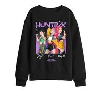 Kpop Demon Hunters Singing Signatures Kids Sweatshirt, Black, 5-6Y
