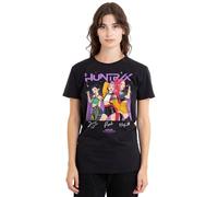 Kpop Demon Hunters Singing Signatures Ladies T Shirt, Black, Small