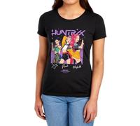 Kpop Demon Hunters Singing Signatures Womens T Shirt, Black, S