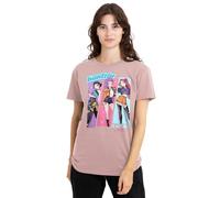 Kpop Demon Hunters Womens Huntrix Anime Sketch Ladies T-Shirt, Pink, S UK