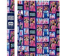 KPOP Demon Hunters Wrapping Paper Roll - Multicolour K-Pop Gift Wrap Wrapping Paper for Birthdays, Parties & Presents, Official Netflix K-Pop Demon Hunters Roll Wrap for Kids, Teens & Fans