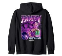 KPop Demon Hunters Zoey Bootleg Officially Licensed Zip Hoodie