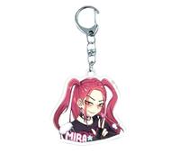 Kpop Demons Hunters Keychain, Acrylic Anime Game Ornament Pendant, Bag Charm Collectibles Gift Keychain, Huntrix Huntr/X Merch Cute Derpy Tiger Acrylic Pendant Keychai n for Fans