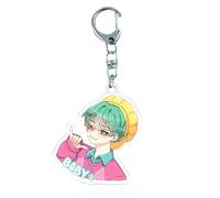 Kpop Demons Hunters Keychain, Acrylic Anime Game Ornament Pendant, Bag Charm Collectibles Gift Keychain, Huntrix Huntr/X Merch Cute Derpy Tiger Acrylic Pendant Keychai n for Fans