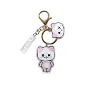 KPOP ITZY Acrylic Keyring with Yeji Lia Ryujin Yuna Chaeryeong Three Piece Keychain, multi-coloured, 5 cm