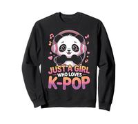 Kpop Just A Girl Who Loves K-Pop Music Panda South Korea Sweatshirt