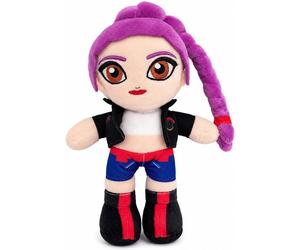 Kpop K-Pop Soft Toy Singing Korean Idol Hair Purple Braid Rumi 20cm