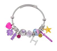 Kpop Merch Rumi Zoey Mira Inspired Series Bracelet for Womens Adjustable Friendship Beaded Charms Bracelets,POP Personalized Cosplay Bangle Jewelry Accessories for Funs (A)