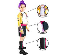 Kpop Official Yellow Rumi Girls Halloween Fancy Dress Popstar Demon Hunter