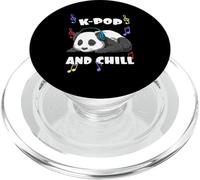 Kpop Panda K Pop And Chill Korean Music Anime PopSockets PopGrip for MagSafe