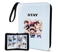 Kpop SKZ Photocard Binder Cute Cartoon 400 Pockets Photocard Holder Book with Sleeves Photo Album for Lomo Cards