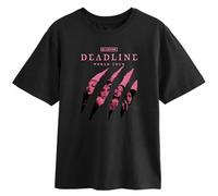 Kpop Stars Claw Mark Images T-Shirt, Famous South Korean Pop Band Deadline World Tour Concert Fan Pink Fan Shirt, Gift Unisex Tee Top (Black, 9 Years)