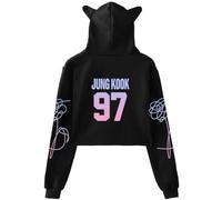Kpop Suga V Jungkook Jimin Rap Jhope Jin Hoodie Sweater Love Yourself Bangtan boys Cat Ear Pullover