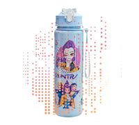 Kpop Water Bottle-Reusable Cartoon Anime Hard Plastic Water Bottle with Lid&Straw Eco-Friendly for Kids Christmas Gifts UK Durable Stylish for School Travel Parties Wide Mouth 700ml/24oz (01-Blue)
