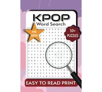 KPOP Word Search Book: HYBE Edition: Word Searches with Easy to Read Print about HYBE Groups, HYBE Songs, HYBE Artists and More | 6x9 inches, 110 ... Gifts for Vacations, Holidays and Free Times
