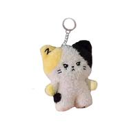 KPOP ZB1 Zeroni Plush Keyring ZEROBASEONE Cartoon Keyring Bag Charm Accessories Ricky Matthew Hanbin Zhanghao, multicoloured, 5*11cm