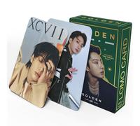 KPOPBP Golden Album Photocards First Solo Album Photo Cards Kpop Lomo Card Set Gift Merch for Boys and Girls