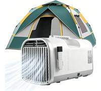 KPOUYYDS 5100BTU Portable Tent Air Conditioner for Camping, 400W Consumption Quiet Small Tent AC Unit Coolings up to 200 Sq. Ft. for Camping, Truck, RV, Van, Car Cooling, Outdoor or Indoor Use T1pro