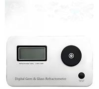 KPOUYYDS Digital Gemstone Refractometer, Refractive Index 1.300-3.000, No Refraction Oil Required,Jewelry Tester Identification Tools with 700mAh Battery/LCD Display for Various Gemstones Gold Silver