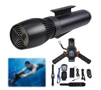 KPOUYYDS Underwater Propeller, Water Sports Diving Scooter, Sea Scooter for Kids and Teens, 500W High Power, 130 Minutes Endurance, 100 Feet Waterproof, for Paddle Board/Body Board/Kayak/Surfboard.