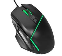 KPOYTWRDN A876 Wired Gaming Mouse, Ergonomic USB Mouse with 6400DPI, 8 Programmable Buttons and Seven - Color Breathing Light, High Precision Optical Sensor for PC and Office Use