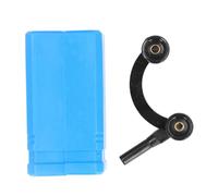 KPOYTWRDN Centering Indicator Holder, Dial Test Indicator Support Stand, Arc Shaped Connecting Bracket with 6mm Hole and 8mm Rod, High Performance Steel Material for Accurate Measurements in