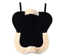 KPOYTWRDN Cotton Shock Absorption English Saddle Pad, Horse Saddle Pad with Thickened Design for Balance, Vibration Dampening Equestrian Riding Equipment for All English Saddles, Premium Bre