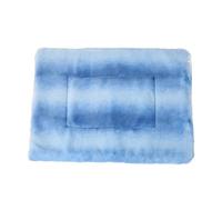 KPOYTWRDN Dog Crate Mat, Soft Plush Fluffy Pet Sleeping Mat, Non Slip Bottom Washable Dog Bed Mat for Small Medium Large Dogs, Faux Rabbit Fur Crate Pad for All Seasons Travel (M)