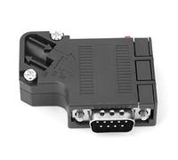 KPOYTWRDN DP Profibus Adapter 6ES7972-0BA41-0XA0, Profibus Connector for Siemens, Flame Retardant ABS Shell with Gold - Plated Plug, Reliable Anti - Interference Design for Industrial Au