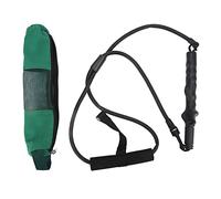 KPOYTWRDN Golf Tension Trainer Latex High Elasticity Swing Resistance Belt, Golf Swing Trainer with Door Clip and Storage Bag for Home Practice, 360 Degree Rotating Quick Shackle