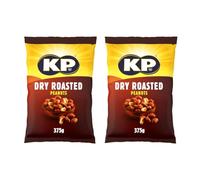 KPP Dry Roasted Peanuts 375g - Fill Some Snack Bowls With These Deliciously Crunchy KPP Dry Roasted Peanuts While You All Wait For The Big Event - Pack of 2