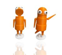 KPPFHBLI Repo Action Figure, Colorful Cartoon Statues, Charming Big Eyes, Swinging Arms, Can Be Placed In Living Rooms, Offices, Cars, Etc., Perfectly Integrating Into The Space